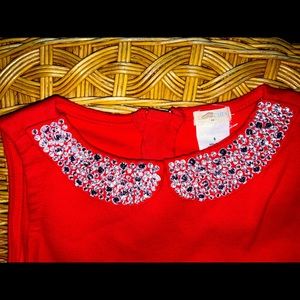 Red dress for 5 years old.